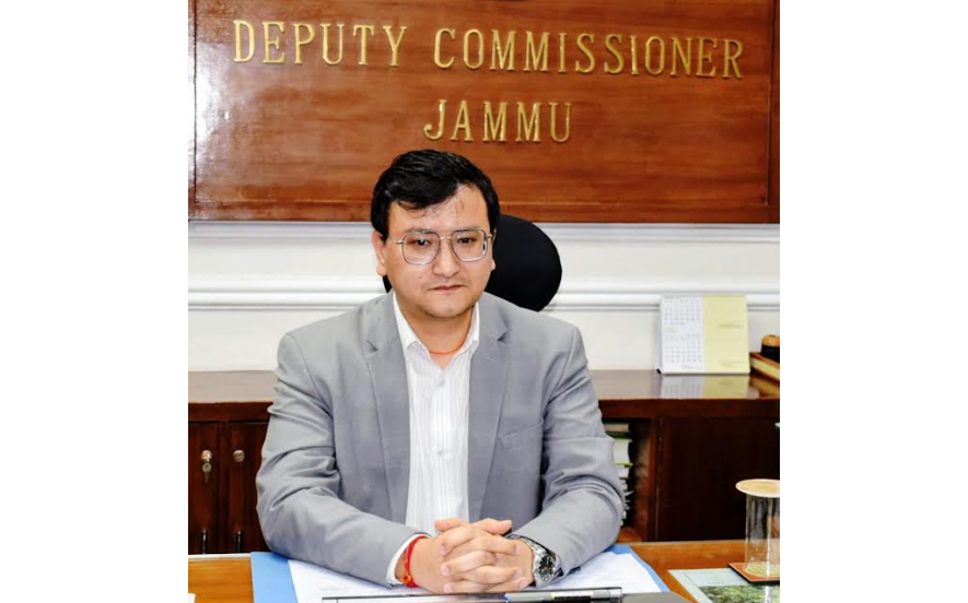 'Minga Sherpa assumes charge as Deputy Commissioner Jammu'